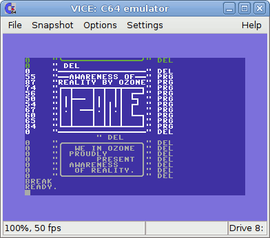 AOR disk listing