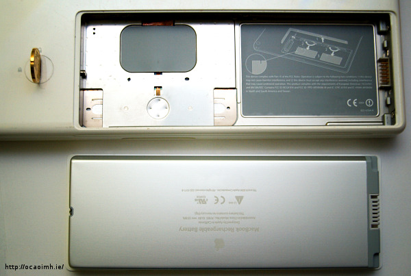 macbook coin open battery compartment