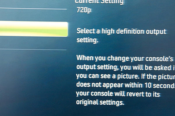 Xbox 360 through iMP cable