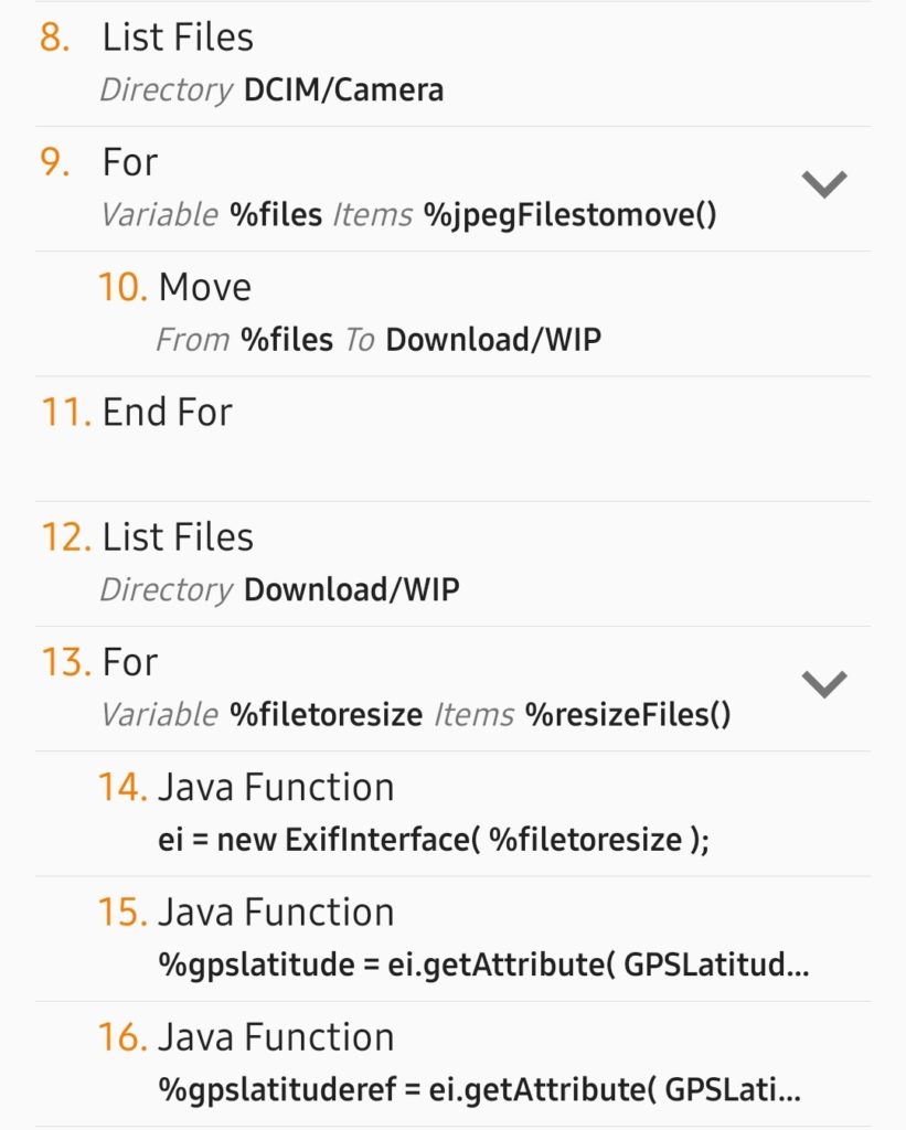 Tasker task source code