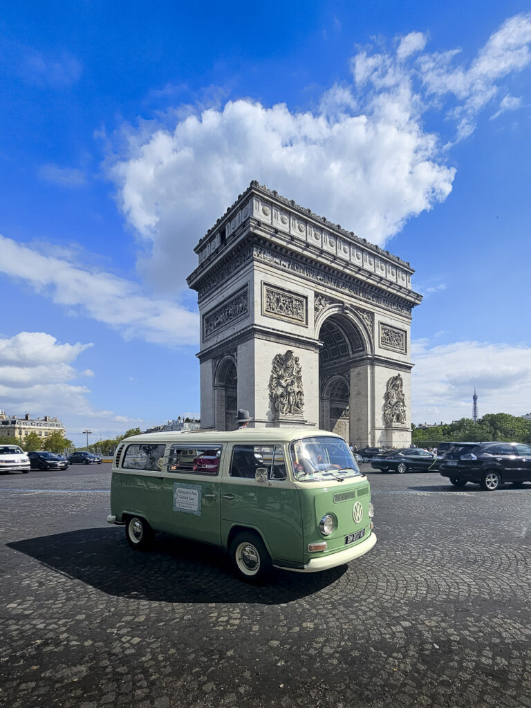 The Arc de Triomphe in France photographed on my phone.